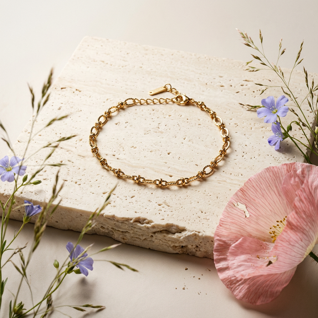 Miora Golden Chain Link Bracelet