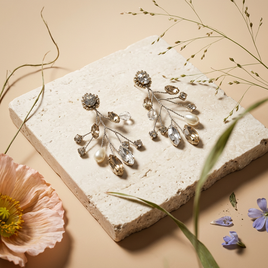 Naevia Mixed-Metal Pearl Drop Earrings