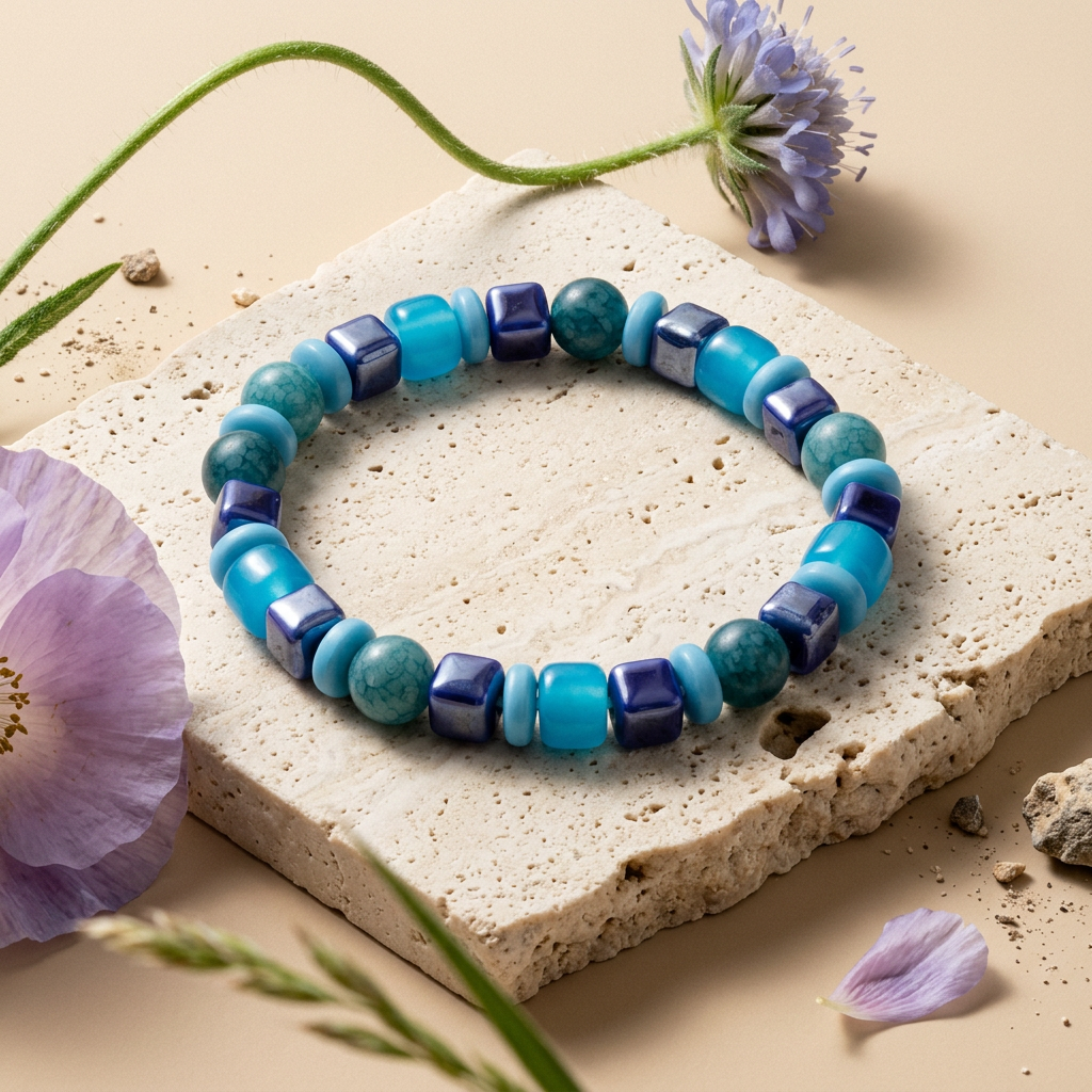Naeva Turquoise Orb Strand Bracelet