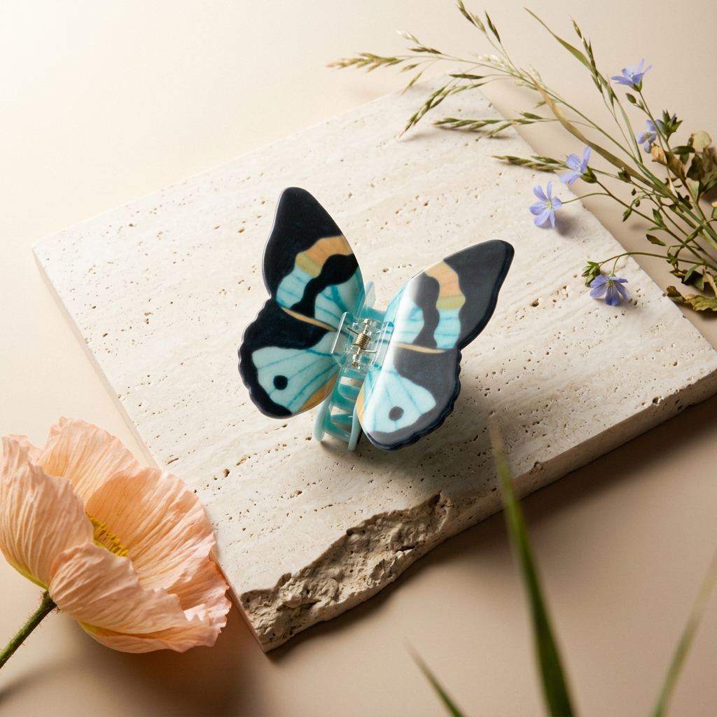 Gaelia Acrylic Butterfly Clip Hair