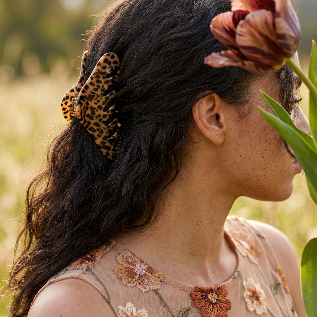 Ziolia Tortoiseshell Wave Claw Hair accessory