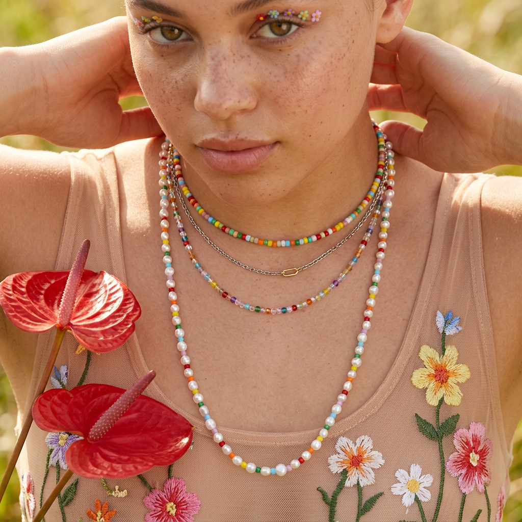 Maelia Pearl Strand Necklace