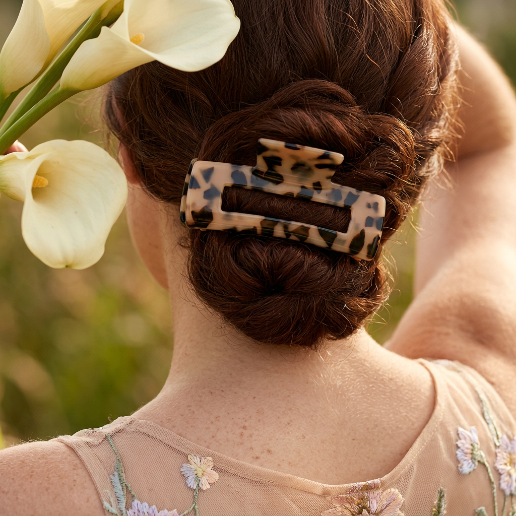 Kaenia Tortoise Rectangle Claw Hair accessory