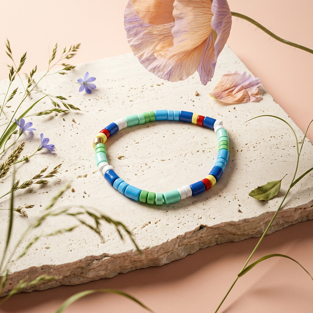 Riolia Multicolor Disc Strand Bracelet