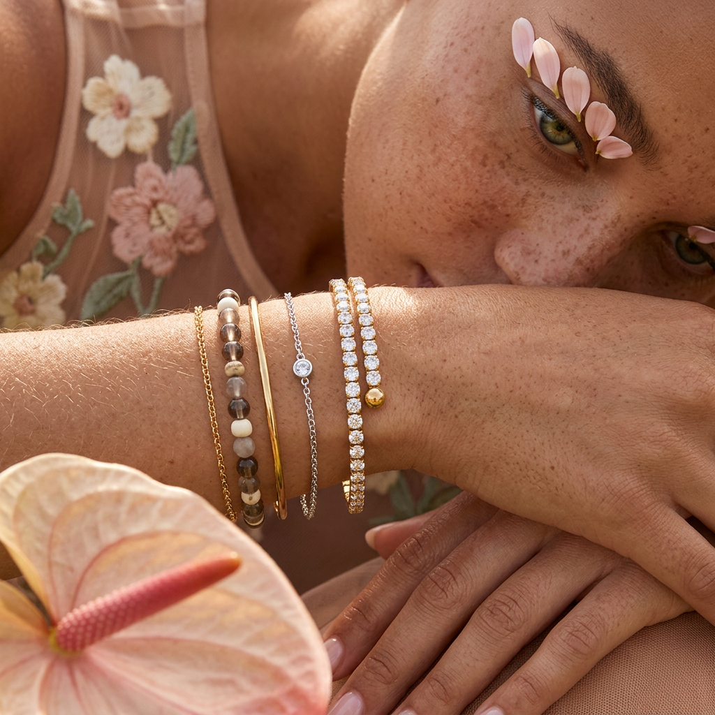 Zealia Golden Halo Cuff Bracelet