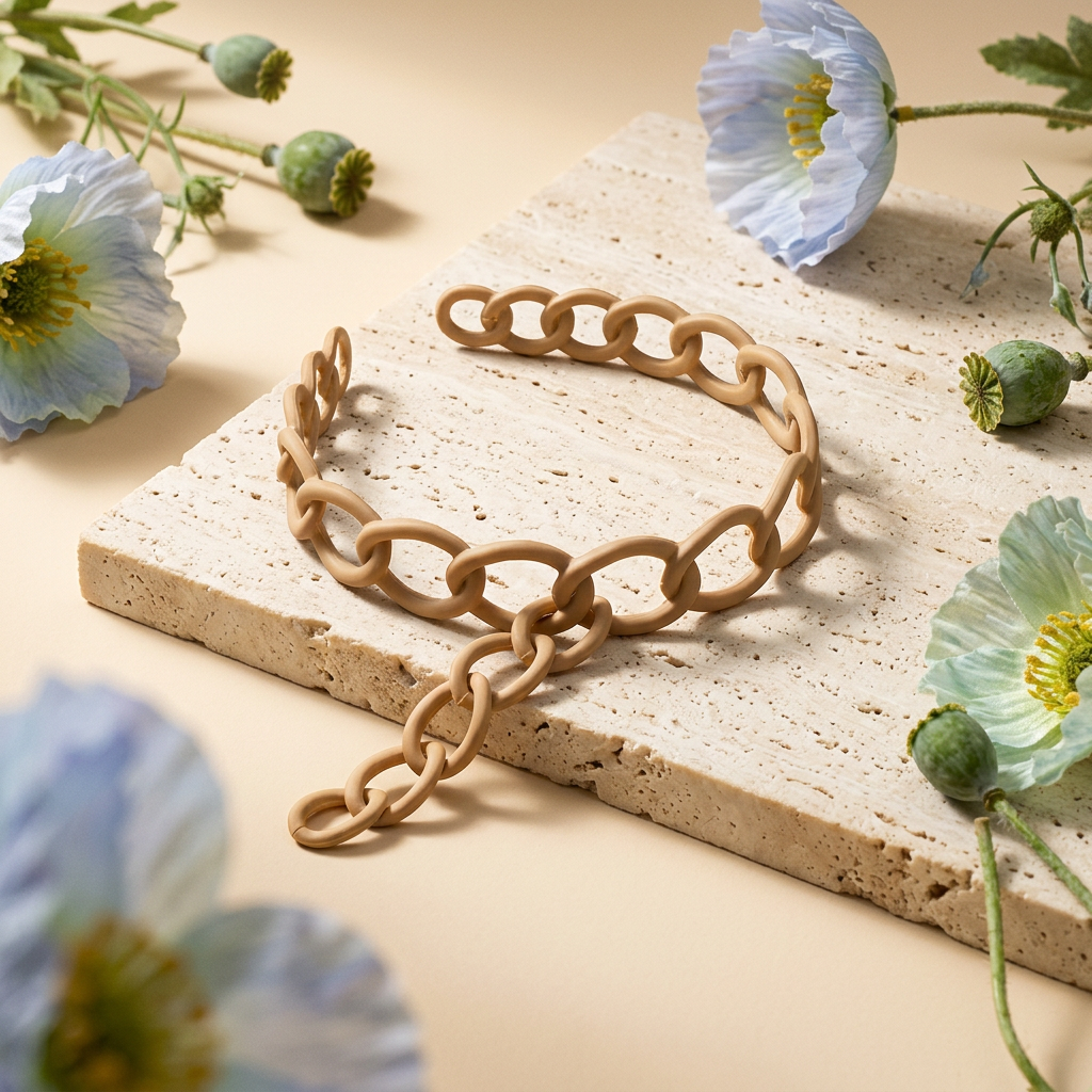 Faelia Acrylic Oval Link Bracelet