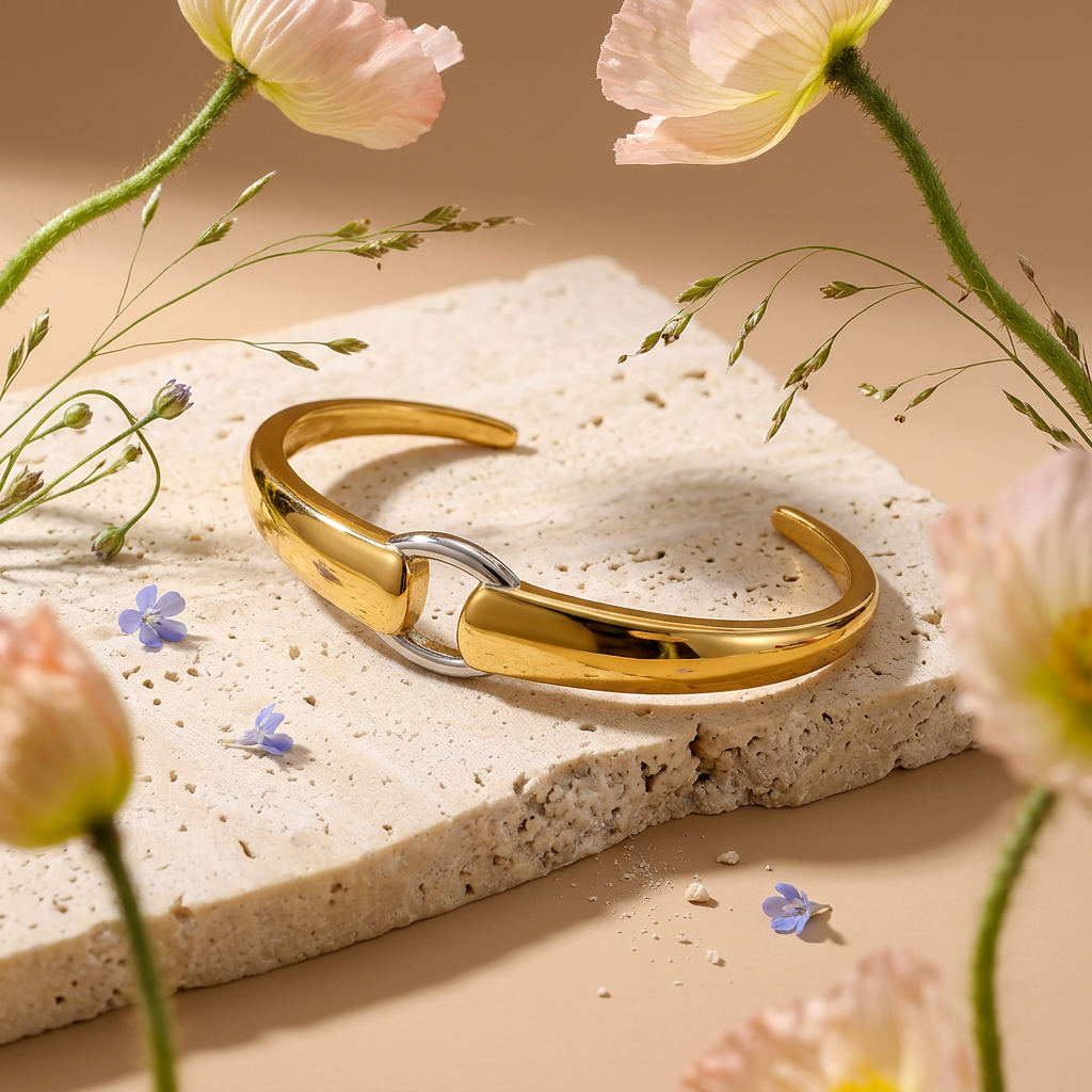 Zuenia Golden Halo Cuff bracelet