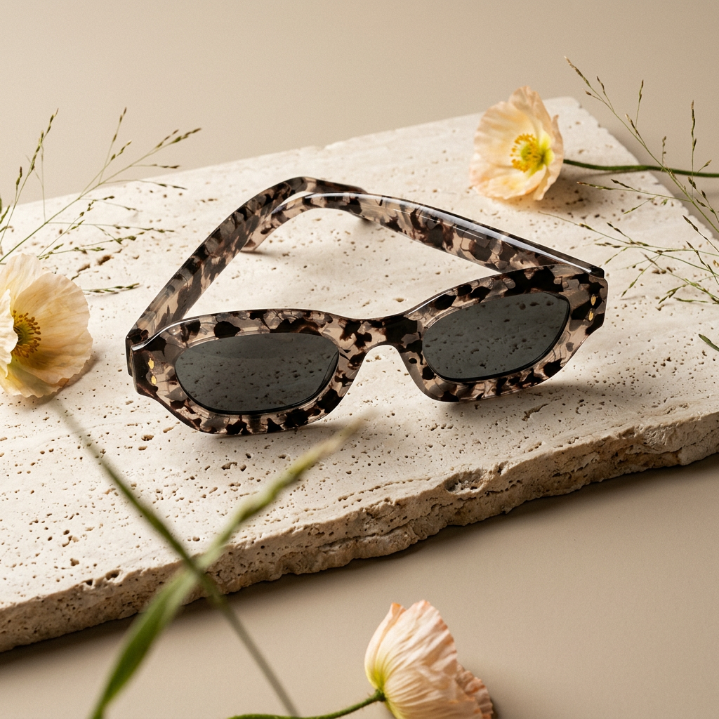 Zaevia Cat-eye Statement Sunglasses