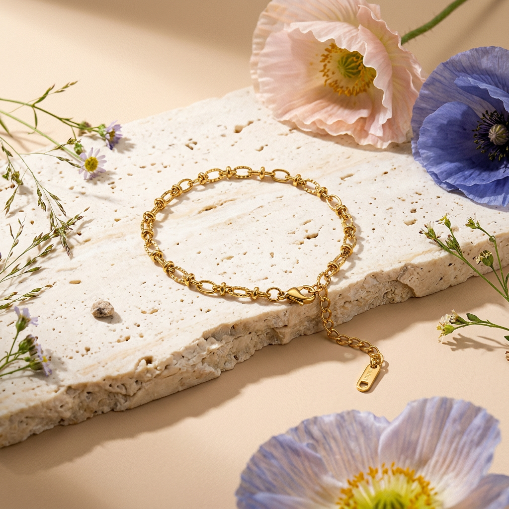 Jionna Golden Chain Link bracelet