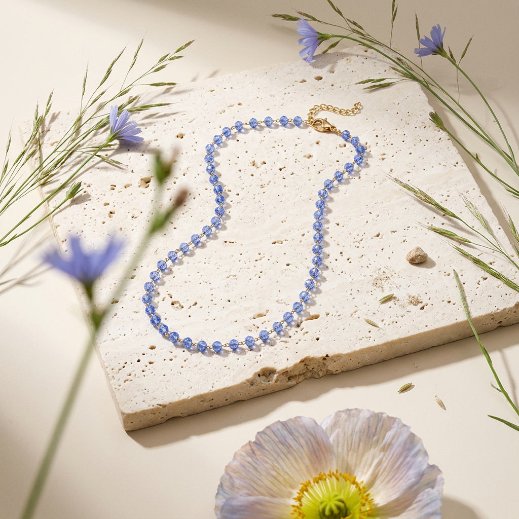 Kioleia Golden Orb Chain Necklace