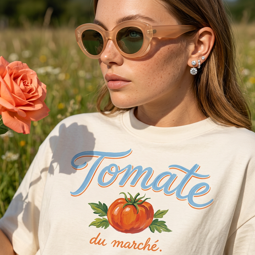 Rionia Cream Acetate Cat-Eye Frame Sunglasses