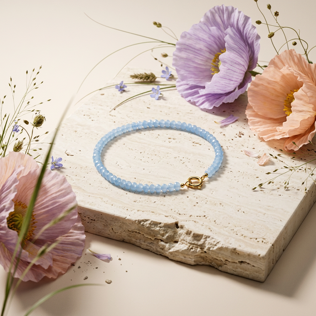 Vaelia Golden Bead Strand Bracelet