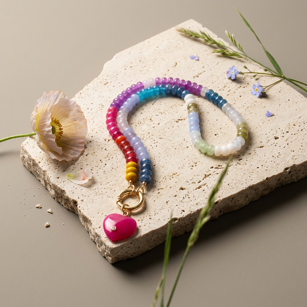 Vaelia Golden Heart Pendant Necklace