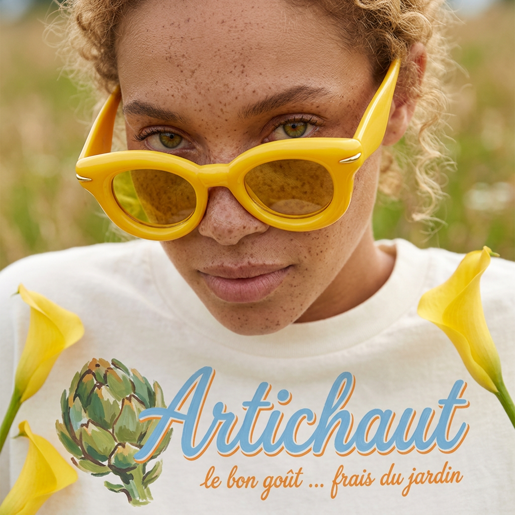 Thaelia Golden Cat-eye Frame Sunglasses