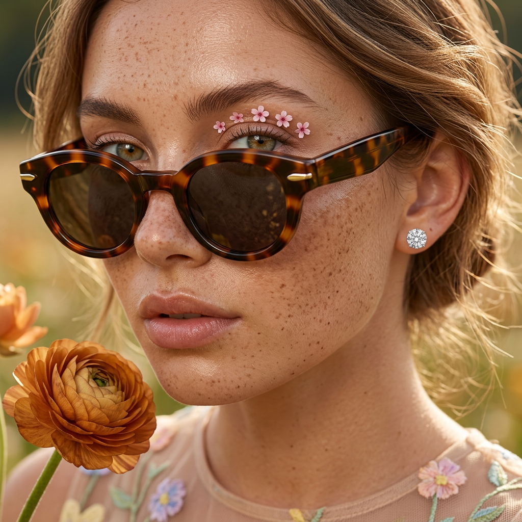 Haelia Cat-Eye Oversized Sunglasses