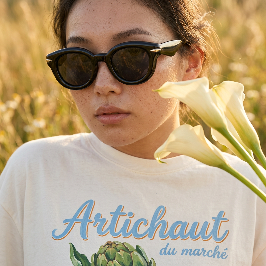 Violea Golden Round Frame Sunglasses