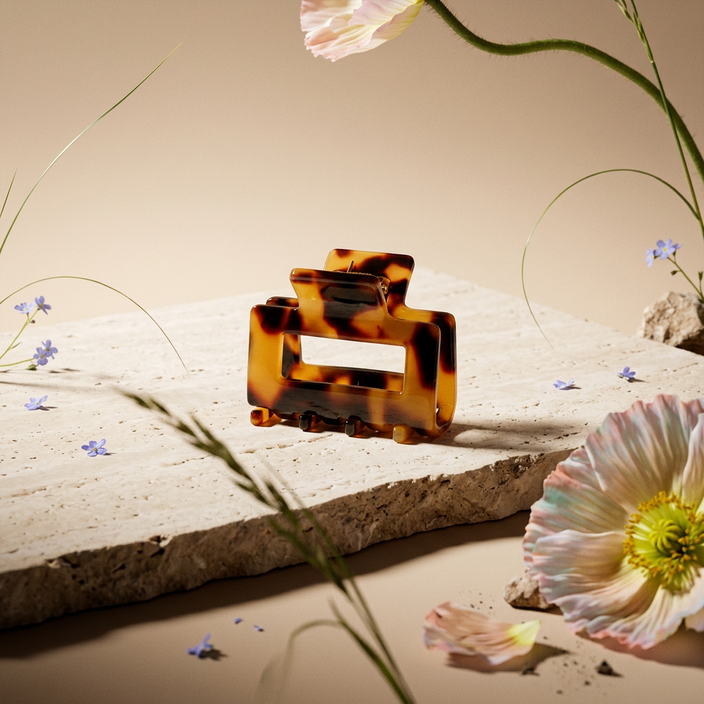 Liomara Tortoiseshell Bar Clip Hair accessory