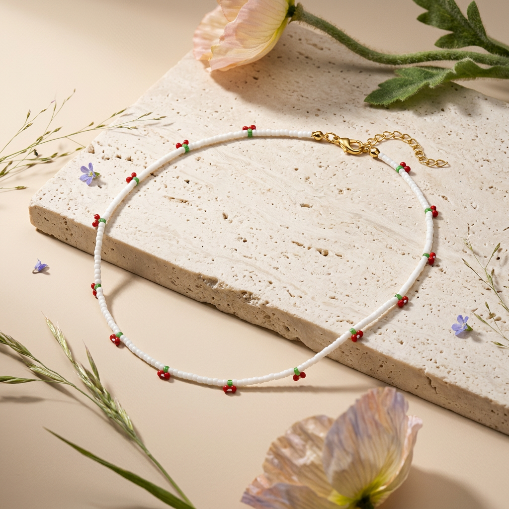 Reolia Golden Cluster Choker Necklace