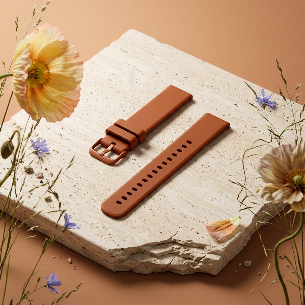 Leavia Rose Gold Buckle Strap bands.
