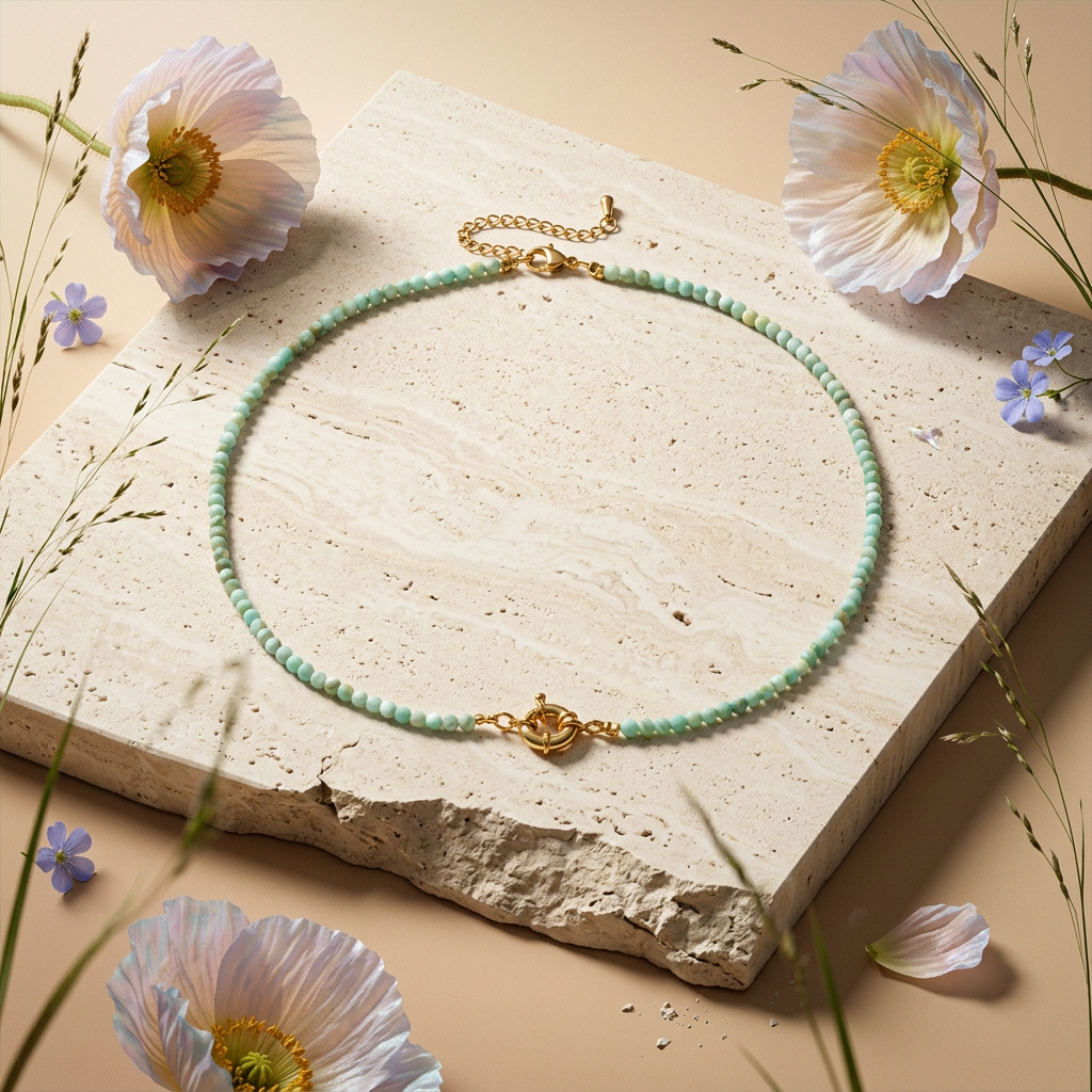 Sialia Golden Orb Chain Necklace